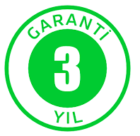 3 yıl garanti 