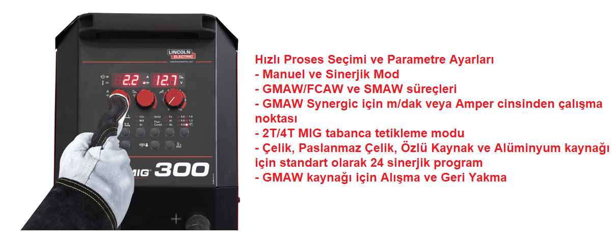 QUIKMIG-300 KAYNAK MAKİNASI