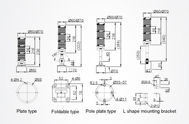 M4-3-60 Teknik Çizim