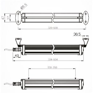 M9 Led Makina Aydınlatma Lambası