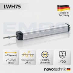 LWH75 Lineer Potansiyometre – 75 mm Strok