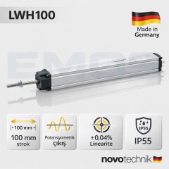 LWH100 Lineer Potansiyometre – 100 mm Strok