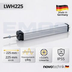 LWH225 Lineer Potansiyometre – 225 mm Strok
