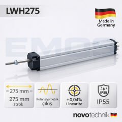 LWH275 Lineer Potansiyometre – 275 mm Strok
