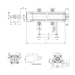 LWH300 Lineer Potansiyometre – 300 mm Strok