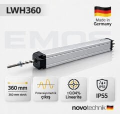 LWH360 Lineer Potansiyometre – 360 mm Strok