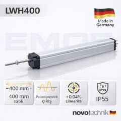 LWH400 Lineer Potansiyometre – 400 mm Strok