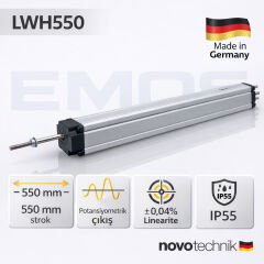 LWH550 Lineer Potansiyometre – 550 mm Strok
