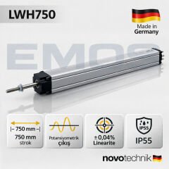 LWH750 Lineer Potansiyometre – 750 mm Strok