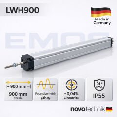 LWH900 Lineer Potansiyometre – 900 mm Strok