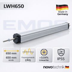 LWH650 Lineer Potansiyometre – 650 mm Strok