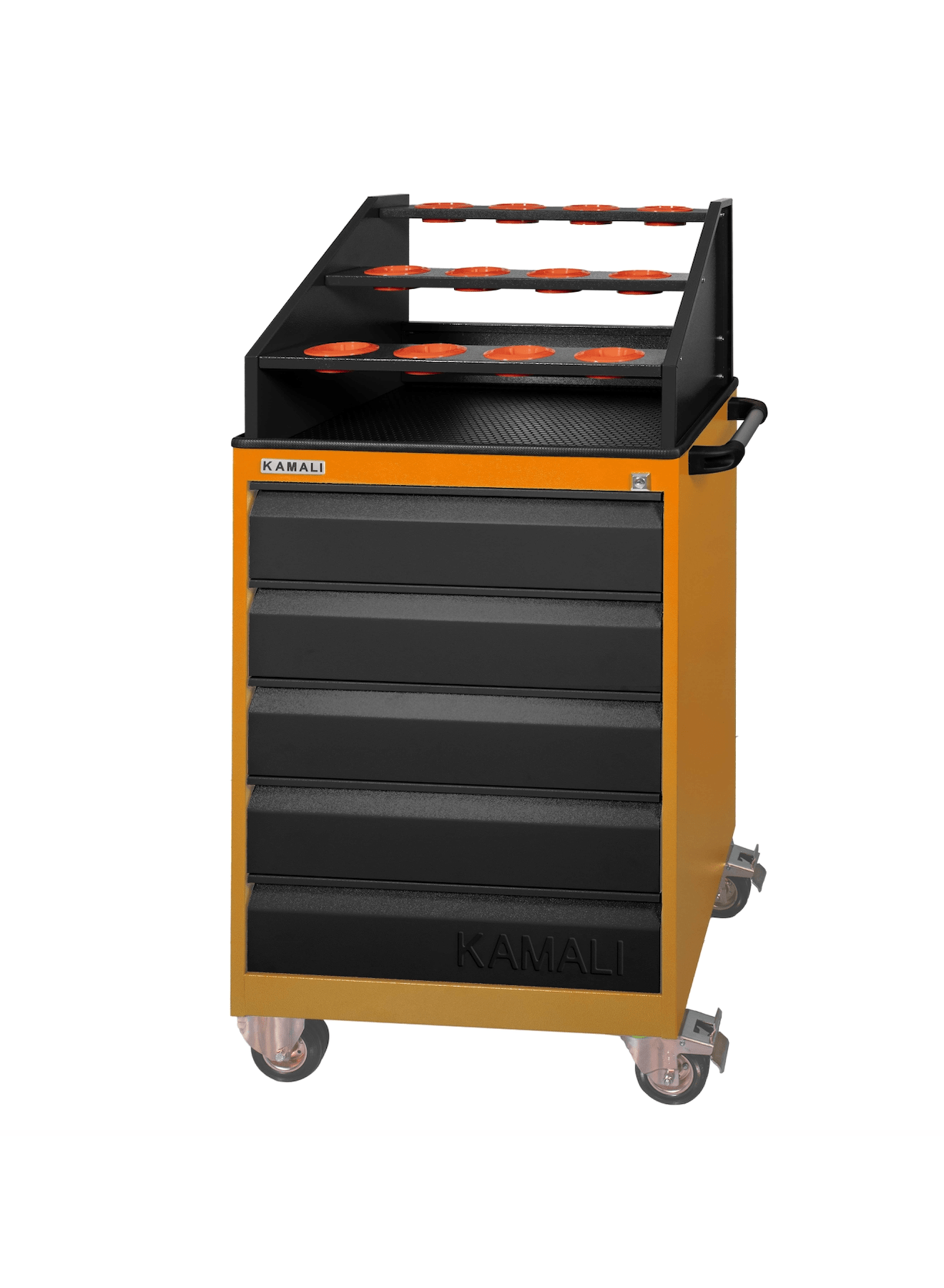 TA30850 12 Parça CNC Çekmeceli Takım Arabası Sarı