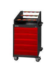 TA30850 12 Parça CNC Çekmeceli Takım Arabası Kırmızı