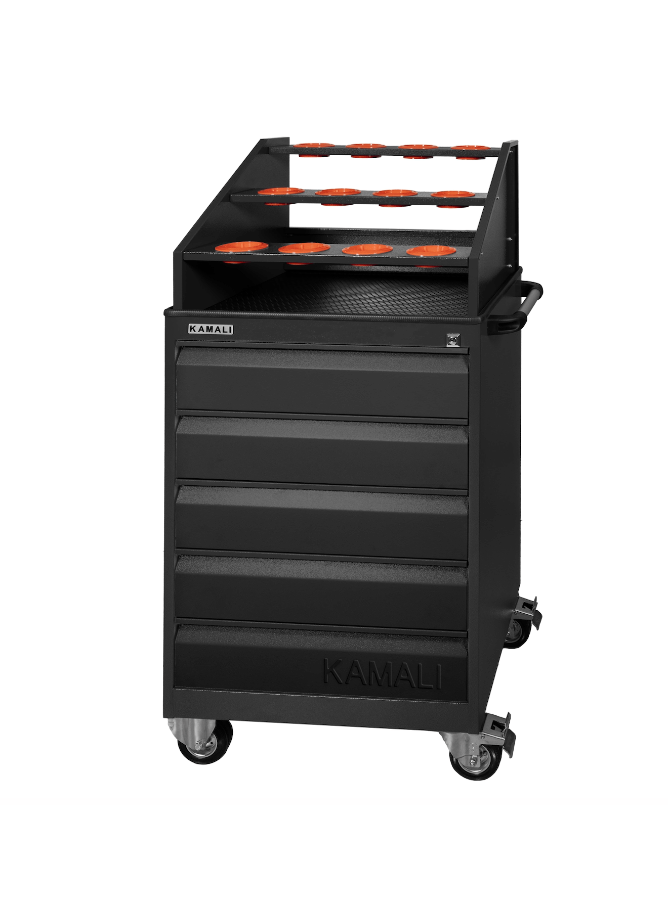 TA30850 12 Parça CNC Çekmeceli Takım Arabası Siyah