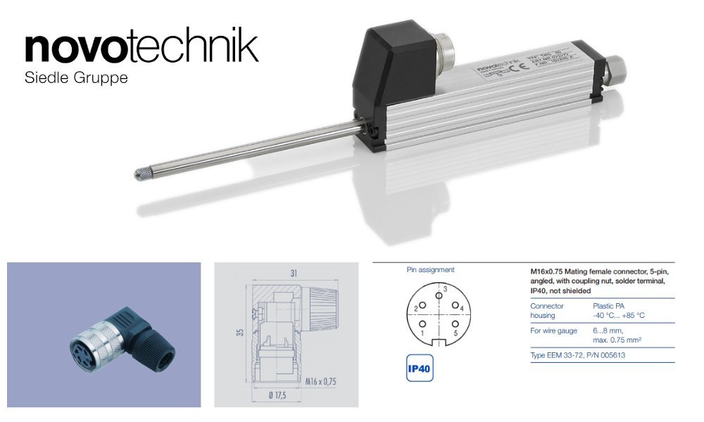 TRS25 Potansiyometrik Lineer Cetvel EEM-3372 Soket
