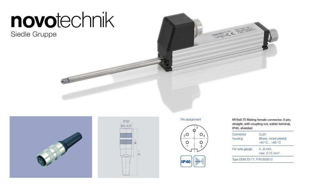 TRS100 Potansiyometrik Lineer Cetvel EEM-3371 Soket