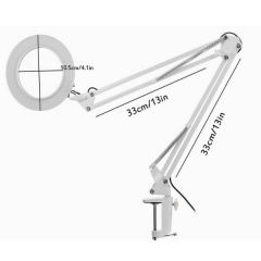 UPX 803L 5X LED Işıklı Akrobat Büyüteç Lambası