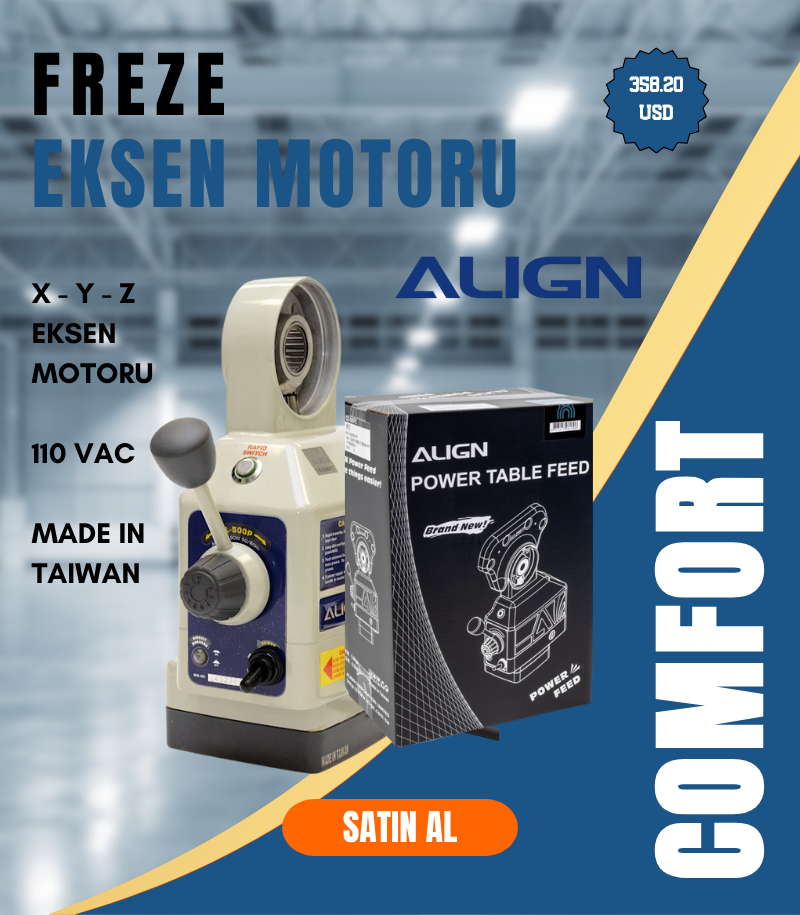 Freze Eksen Motorları